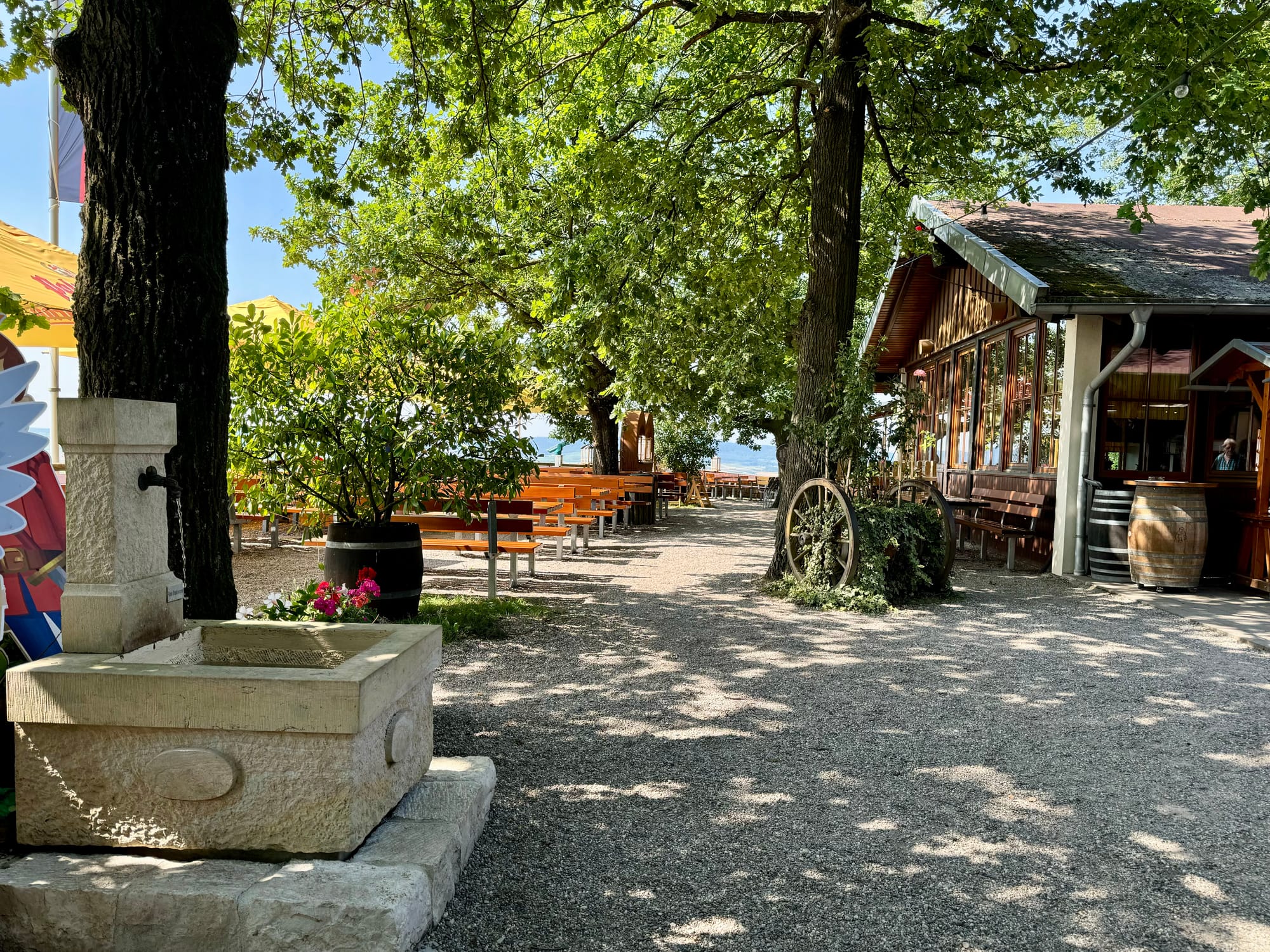 Biergarten im „Hörnle“